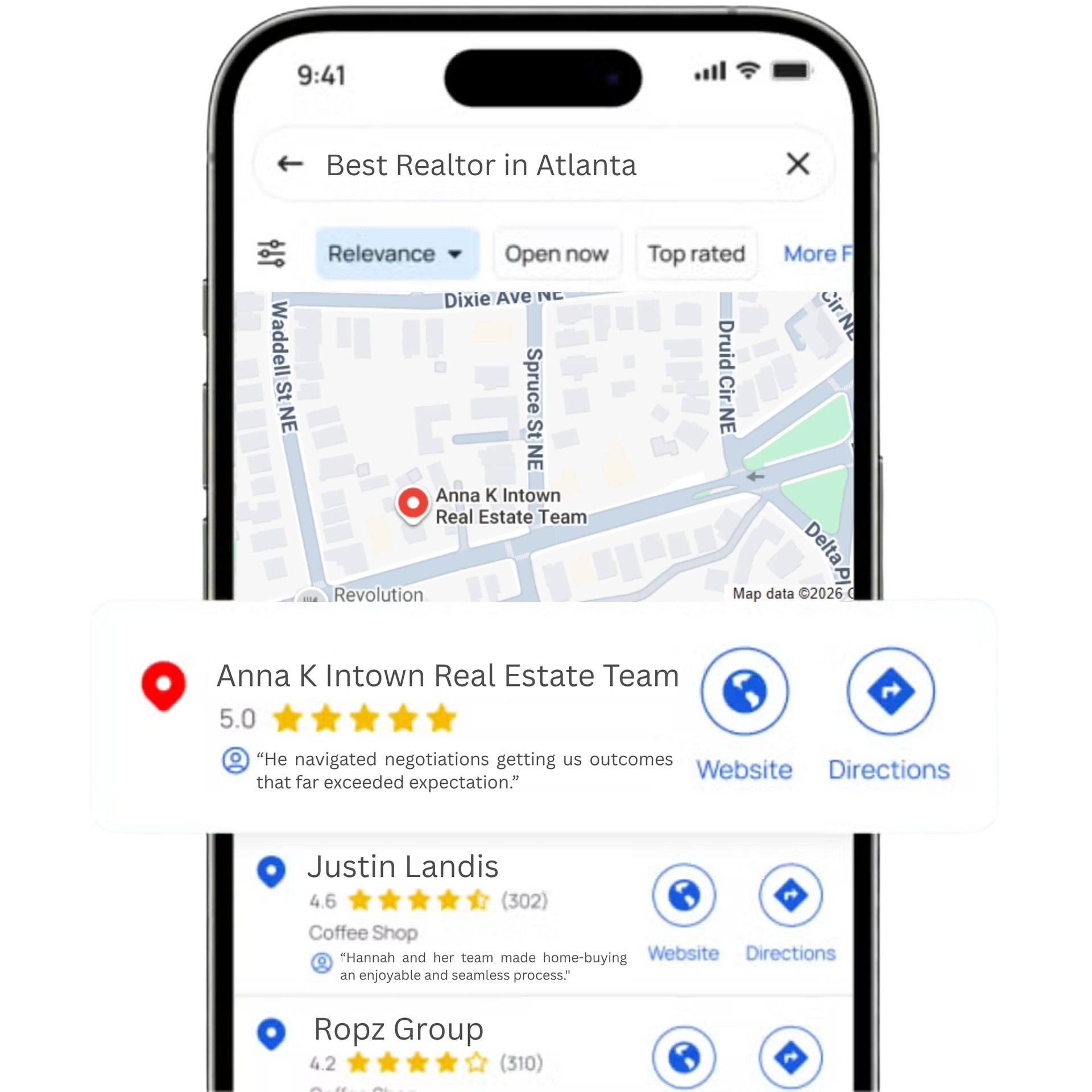 Google Business Profile optimisation results by Inventive Media